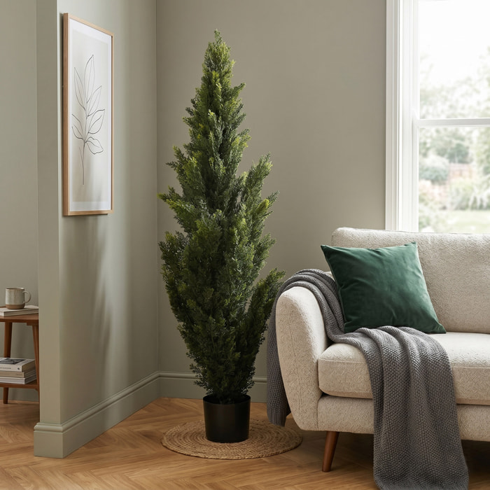 Cedro artificial de 150cm - Realista para decoración interior