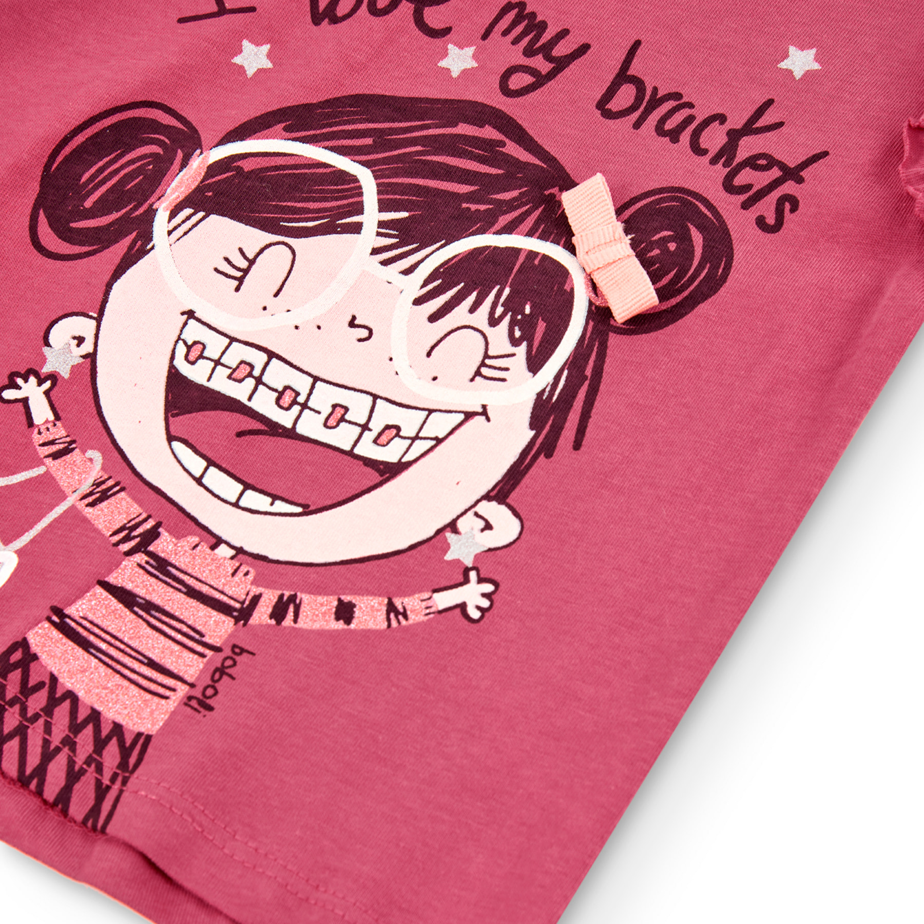 Camiseta punto con volantes de bebé niña