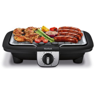 Barbecue électrique TEFAL BG931812 easygrill 2 en 1 sur pieds, 35x21 cm