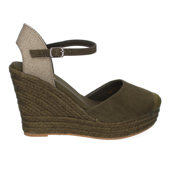 Sandalia de Cuña de Yute para Mujer, Comodo y Elegante, Diseño Moderno