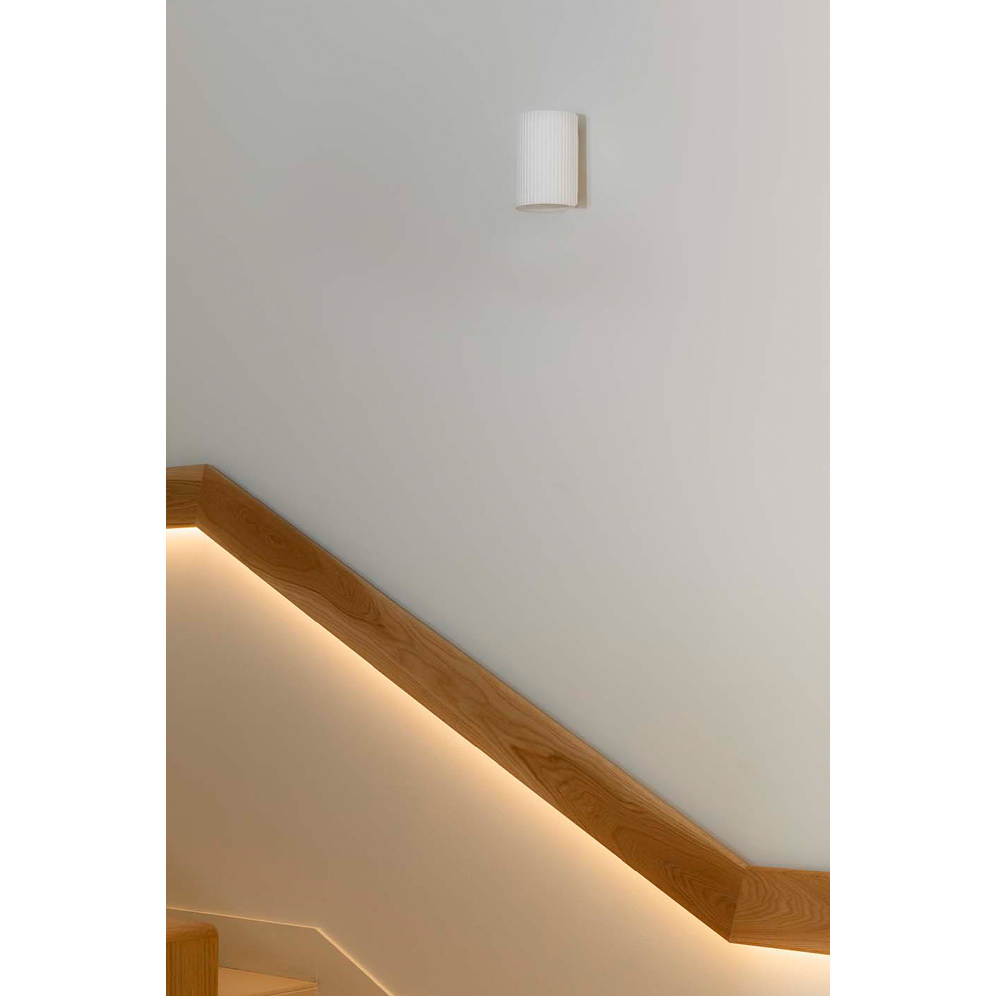 TRAMA 1L Lampada da parete bianca