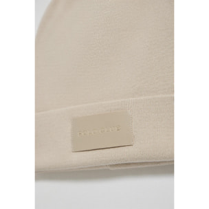 Gorro Vito beige con detalle de etiqueta Polo Club
