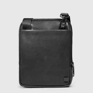 Piquadro Borsello in pelle porta iPad®mini con tasca per AirPods® e protezione RFID
