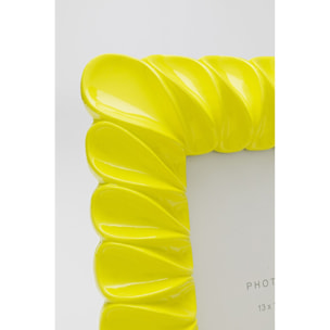 Cadre photo Sunrise 21x25cm jaune Kare Design