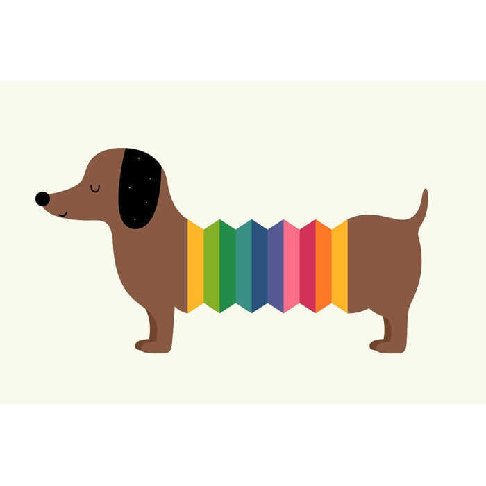 Tableau hot dog funny Toile imprimée