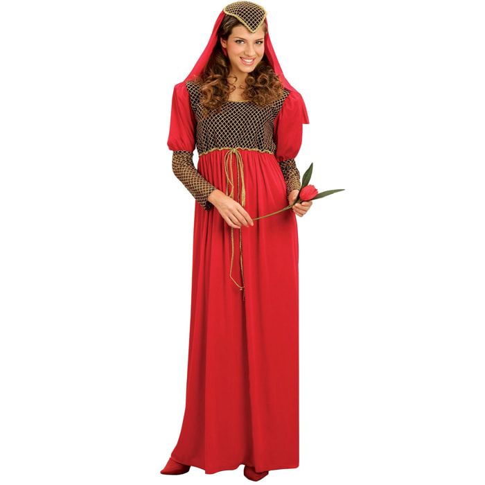 Costume Carnevale Giulietta Rosso Donna