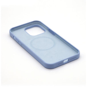 Coque CASYX iPhone 14 Plus silicone Bleu Clair M