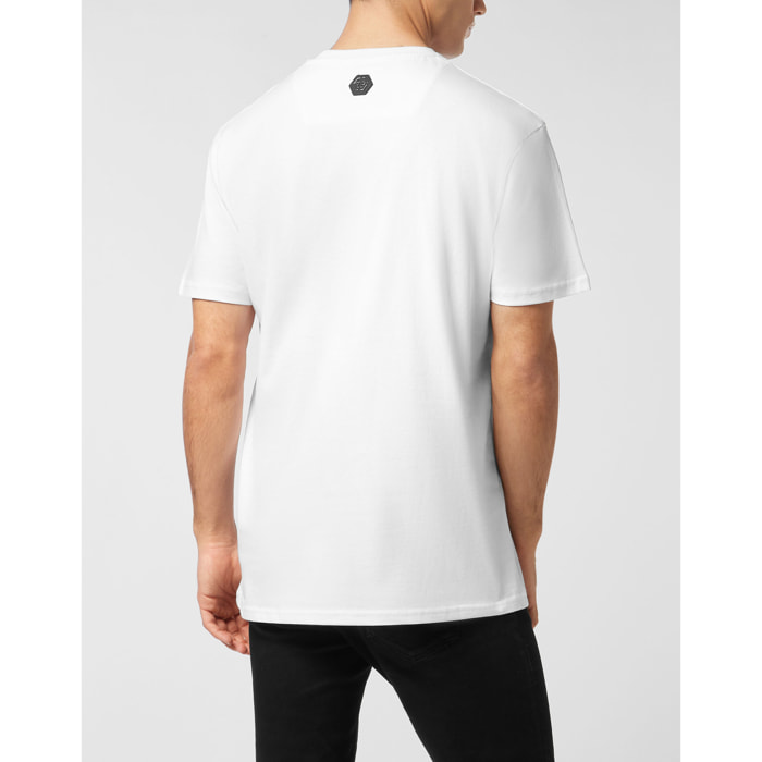 PHILIPP PLEIN Camiseta de cuello redondo y manga larga TEDDY