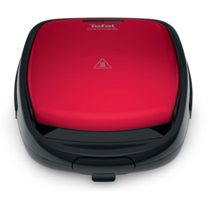 Gaufrier, croque monsieur TEFAL SNACK TIME COLORMANIA Rouge