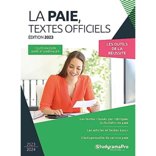 Masson, Gilles | La paie, ça s'apprend ! Edition 2023-2024 (Le pack indispensable): Les 3 ouvrages de la paie | Livre d'occasion