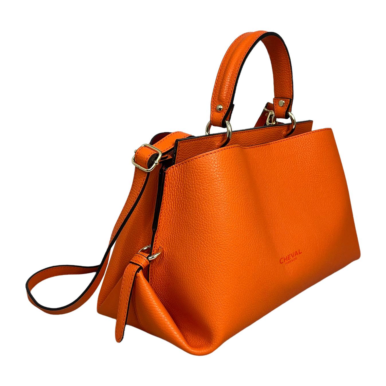 Bolso de Mano Cheval Firenze Bianca Naranja