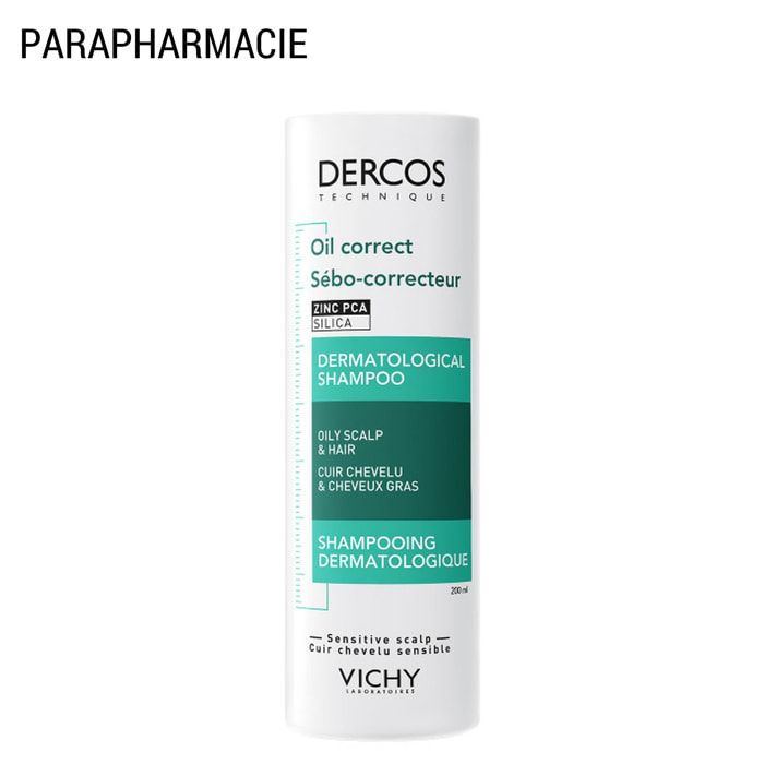 Dercos - Shampooing Purifiant Sébo-Correcteur 200ml