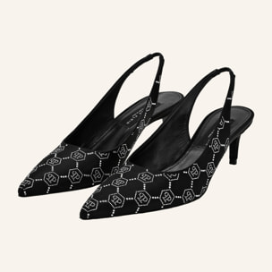 PHILIPP PLEIN Scarpe slingback MONOGRAM