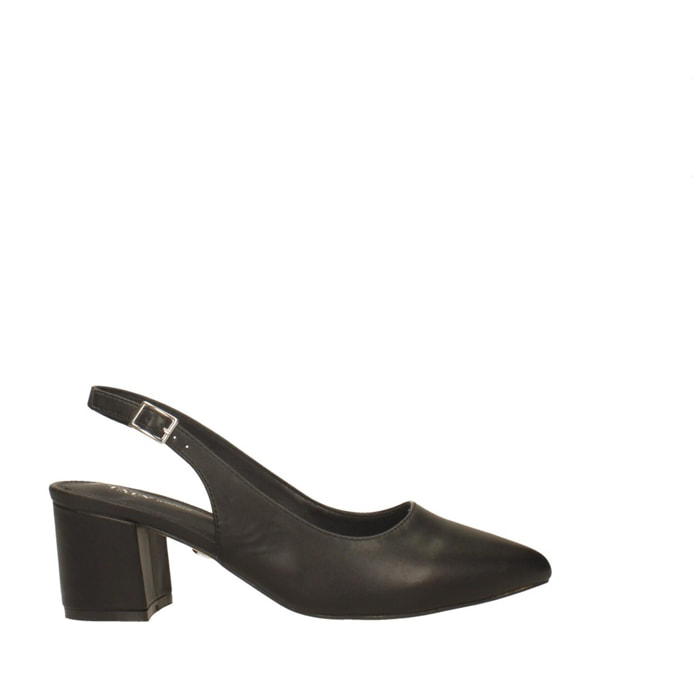 Décolleté sling back Donna Tata Italia Nero