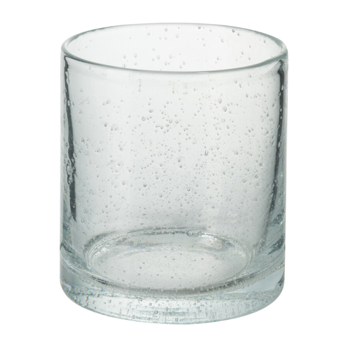 J-Line Photophore - verre - orange/rose - large