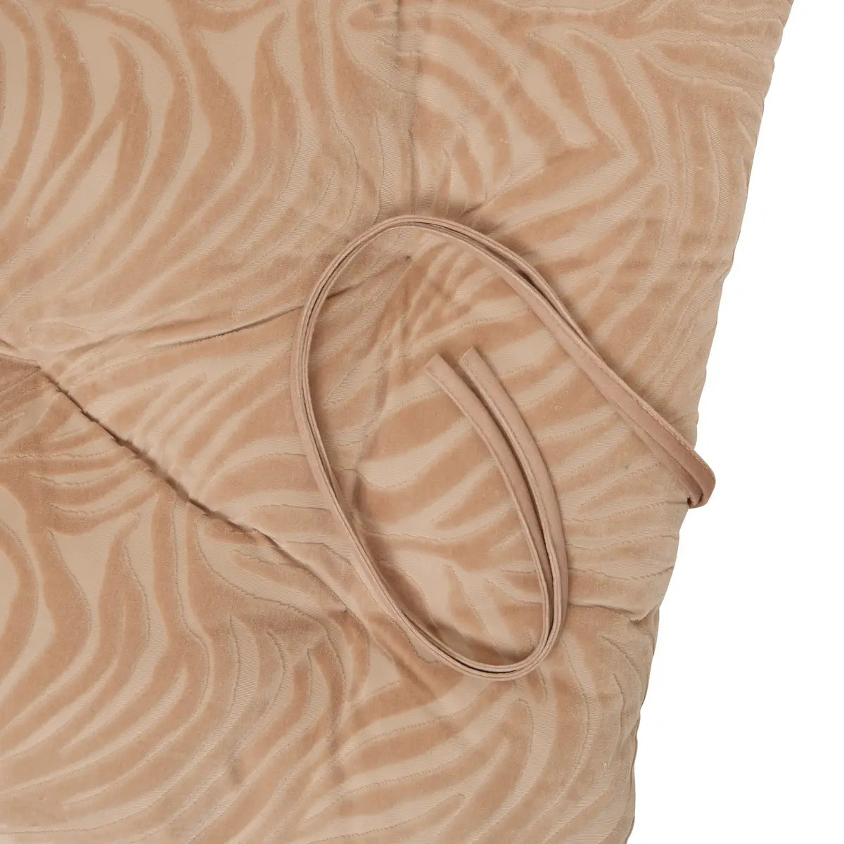 Coussin de sol Tigris beige lin 120x60cm