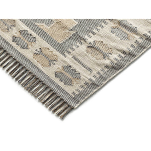 CHANDIA Alfombra kilim algodón reciclado multicolor, varias medidas disponibles