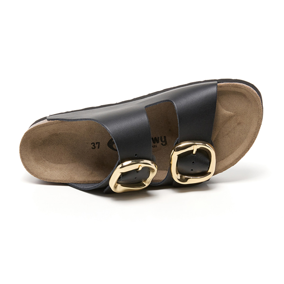 SANDALO CON ZEPPA BILLOWY NERO