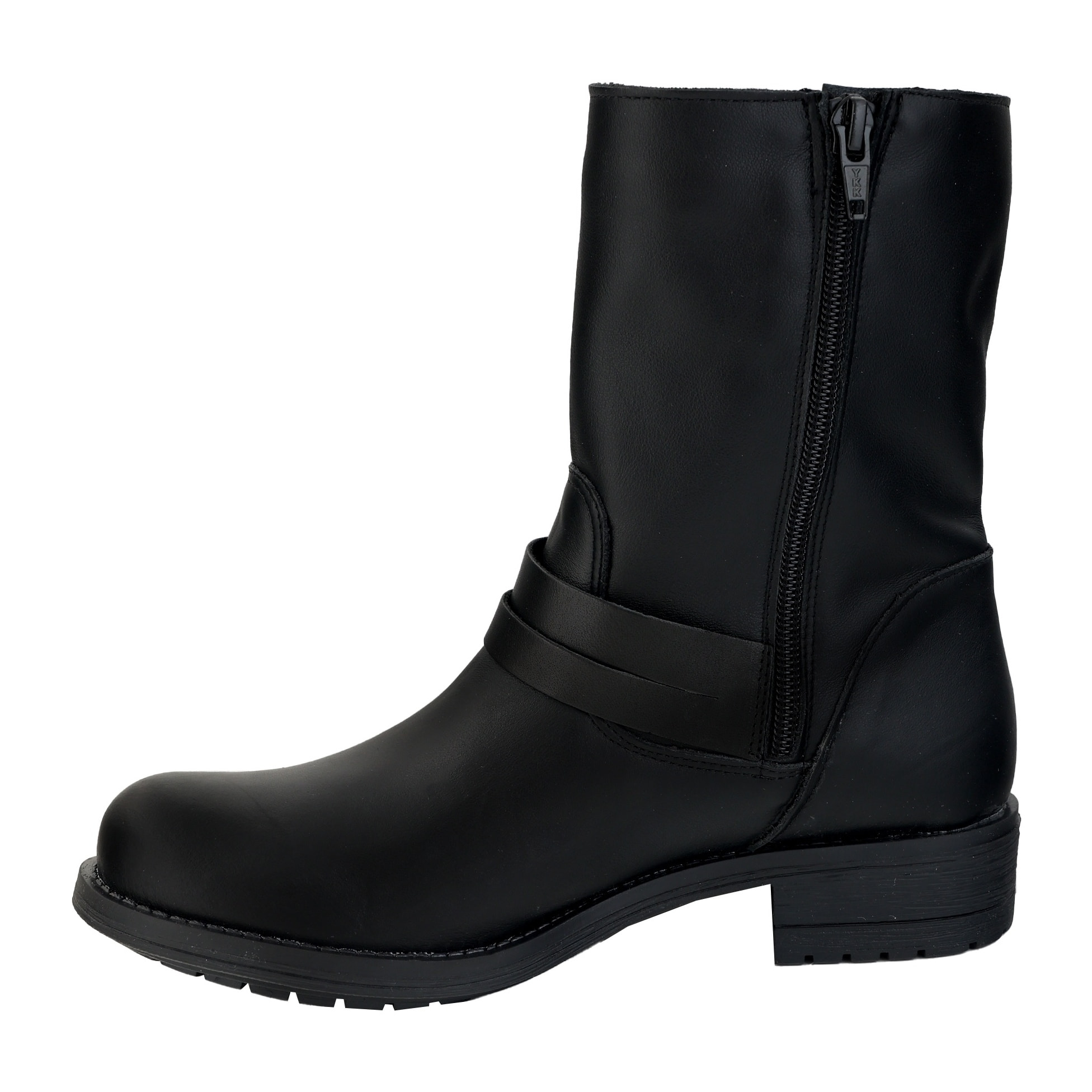 Stivaletti in pelle di vitello con cinturini