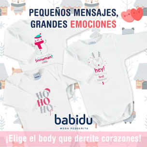 Body Estampado Frase H Blanco Talla 1