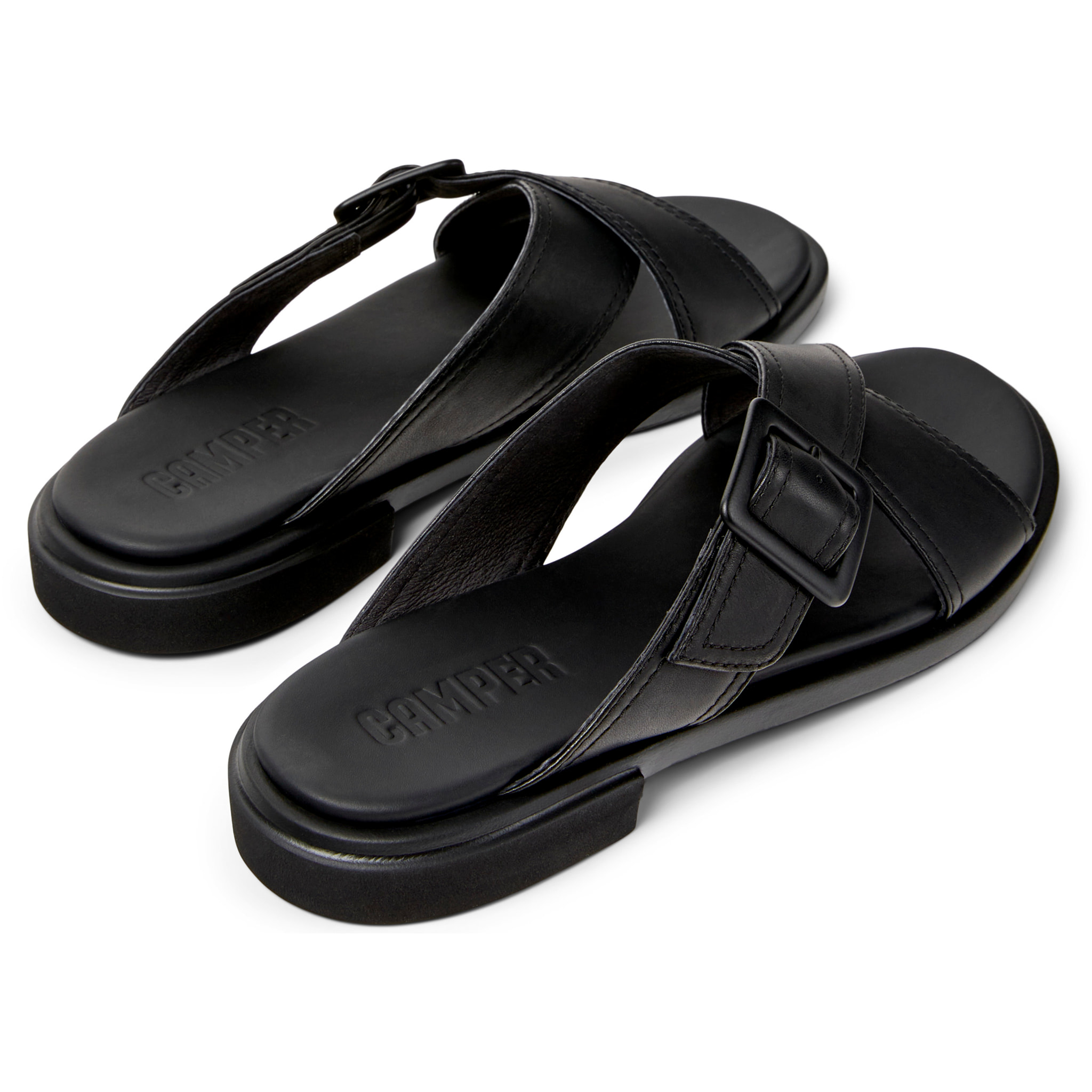 Sandali - CAMPER Edy - Nero - Pelle liscia