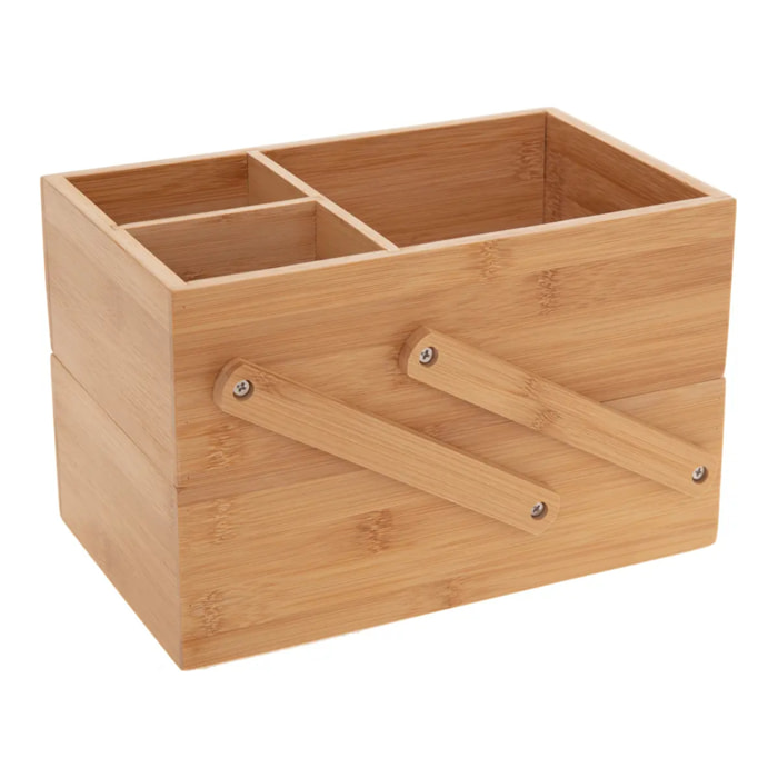 Organiseur 2 étages Bambou