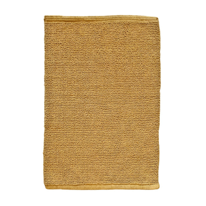 Tapis de salle de bain rectangulaire 40 x 60 cm en coton - WILLOW