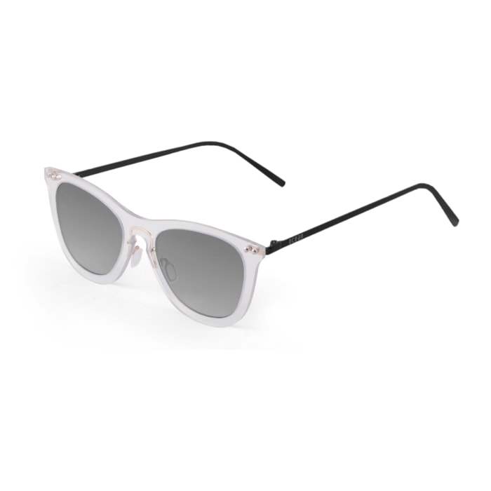 Gafas de sol PALO ALTO ARLES - Blanco transparente / Ahumada y patillas negras mate