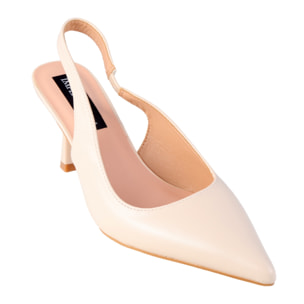 Decolletè in simil pelle tacco 7 cm