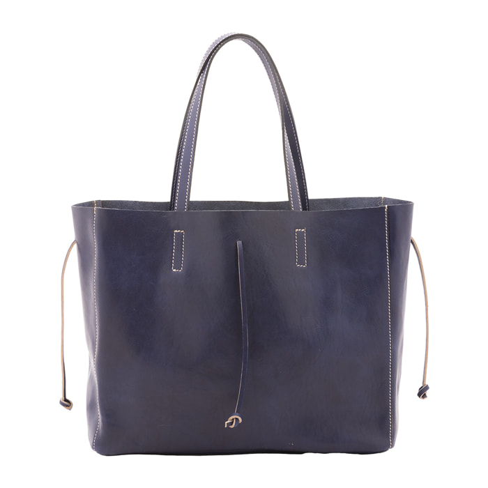 Borsa a spalla  unisex In Vera pelle Made in Italy 30x16x23 cm