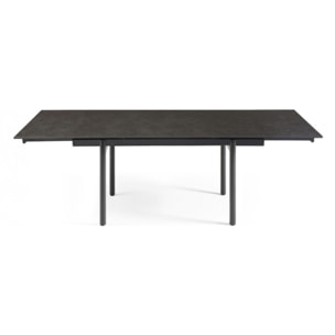 Table extensible en céramique vintage grey L160/240cm pieds métal - UNIK