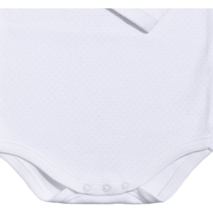Body bebé manga larga cuello topos