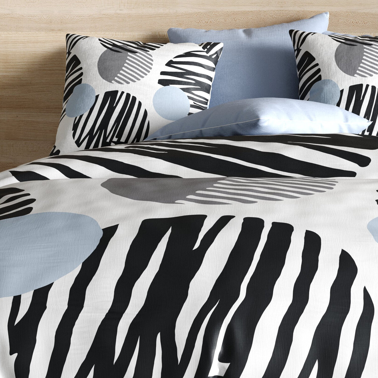 Parure de couette 2pcs 100% microfibre 60gsm-cerlus