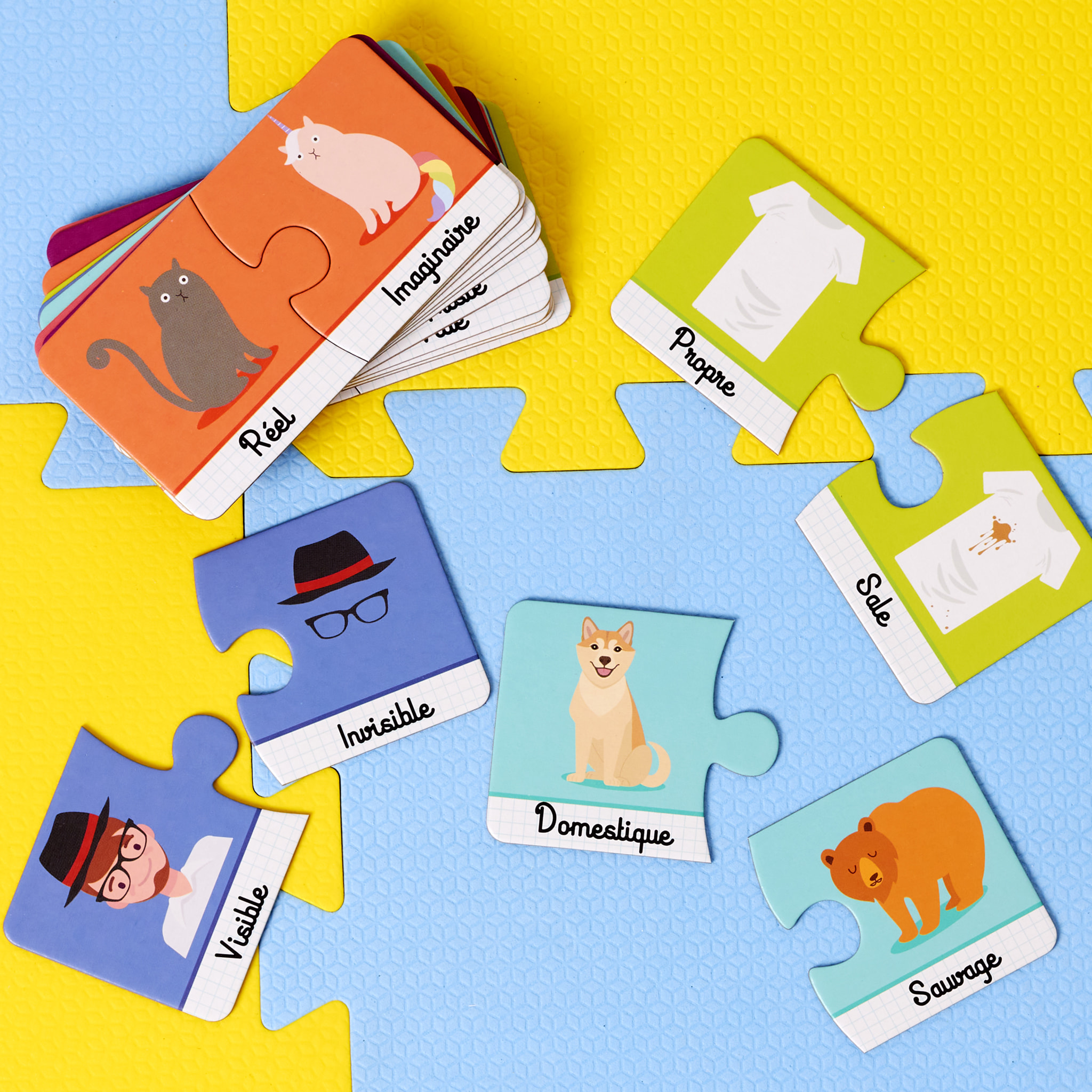 CARTE EDUCATIVE J APPRENDS LES CONTRAIRES X30