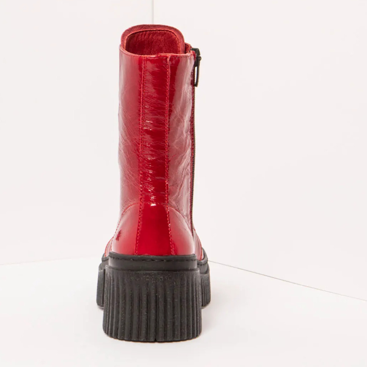 Botines con tacón 1375 PATENT FLASH RED/YORK color Red
