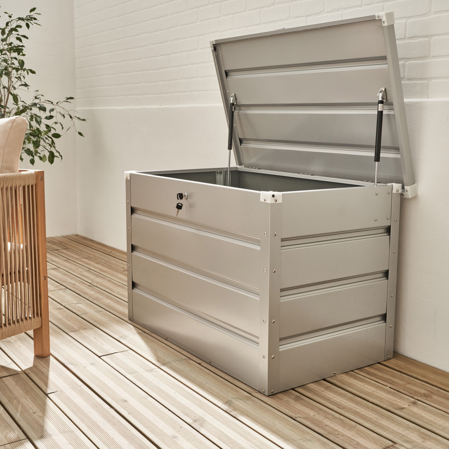 Coffre de jardin métal 285L DALLAS