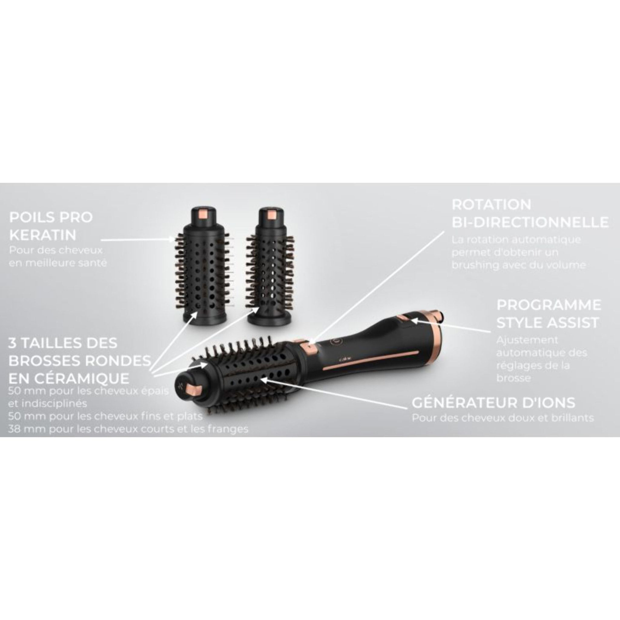 Brosse soufflante CALOR Virtuose CF9625C0