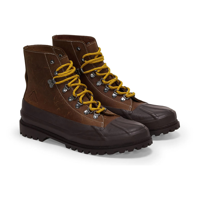 Superga - Stivaletti Uomo Marrone - 3343 ALPINA DUCK CRAZY HORSE