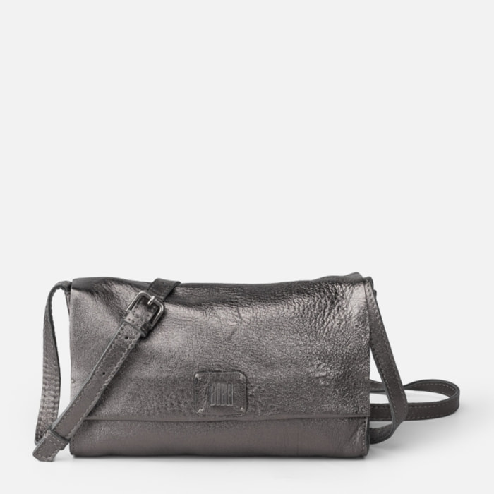 Bandolera BIBA Chester Smog de piel