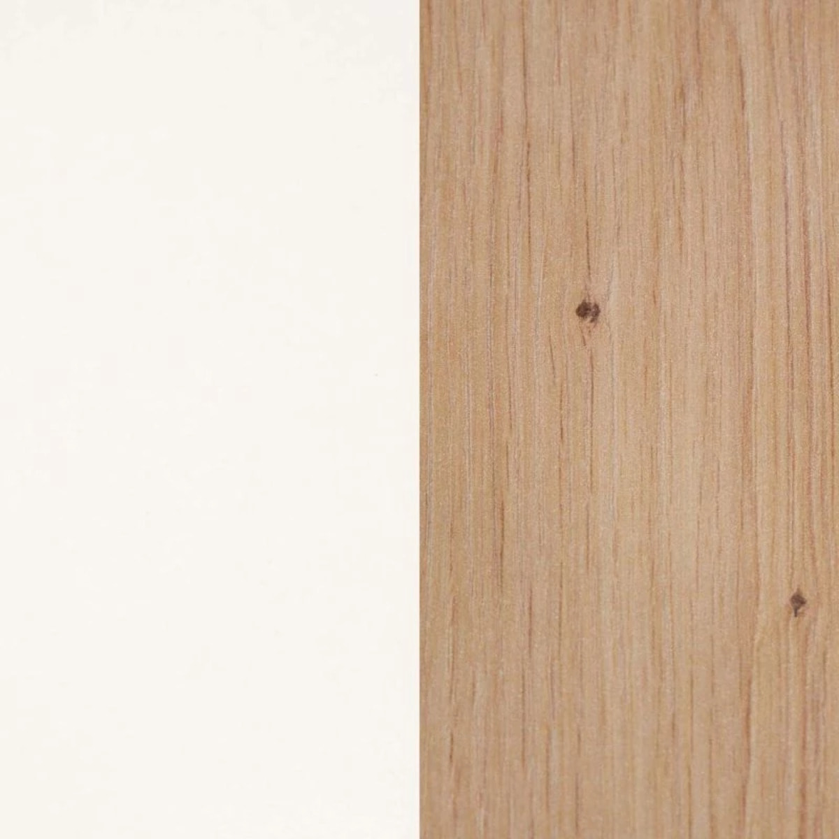 Salón Bender con mueble TV y estanterías blanco artik alpino 200 cm Blanco Artik (Blanco Mate) - Alpino