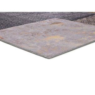 NEILA Alfombra vintage plegable en gris, varias medidas disponibles