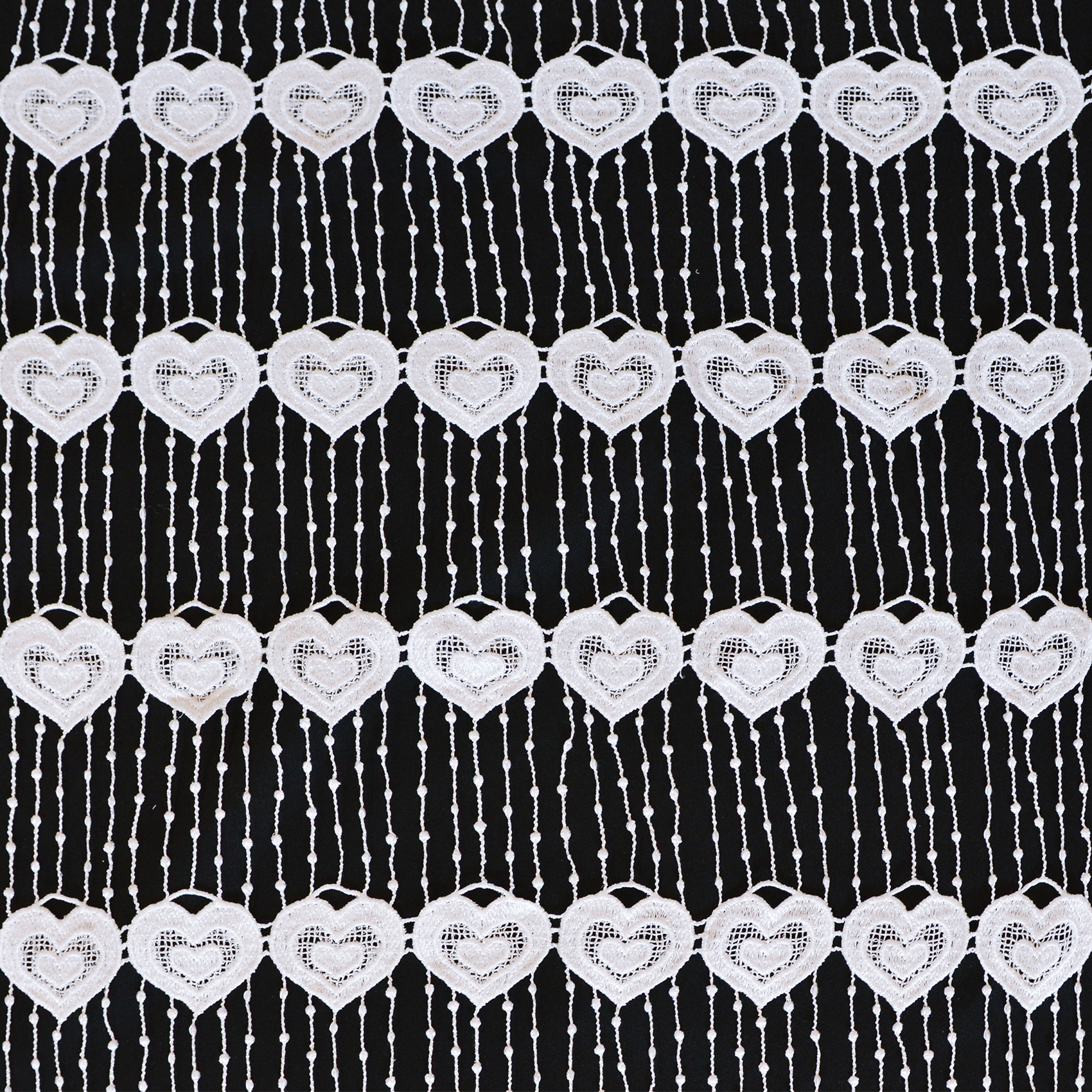 Modulable en macramé style romantique - Blanc