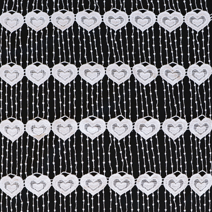 Modulable en macramé style romantique - Blanc