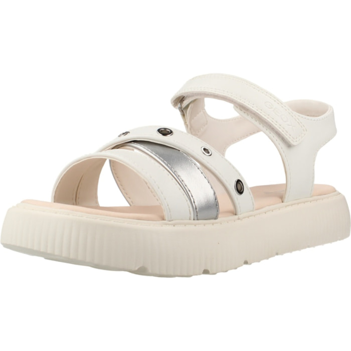 Sandalias Niña de la marca GEOX  modelo J SANDAL KODETTE GIR BLANCO