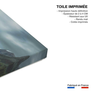 Tableau paysage du Canada, lac de Banff Toile imprimée