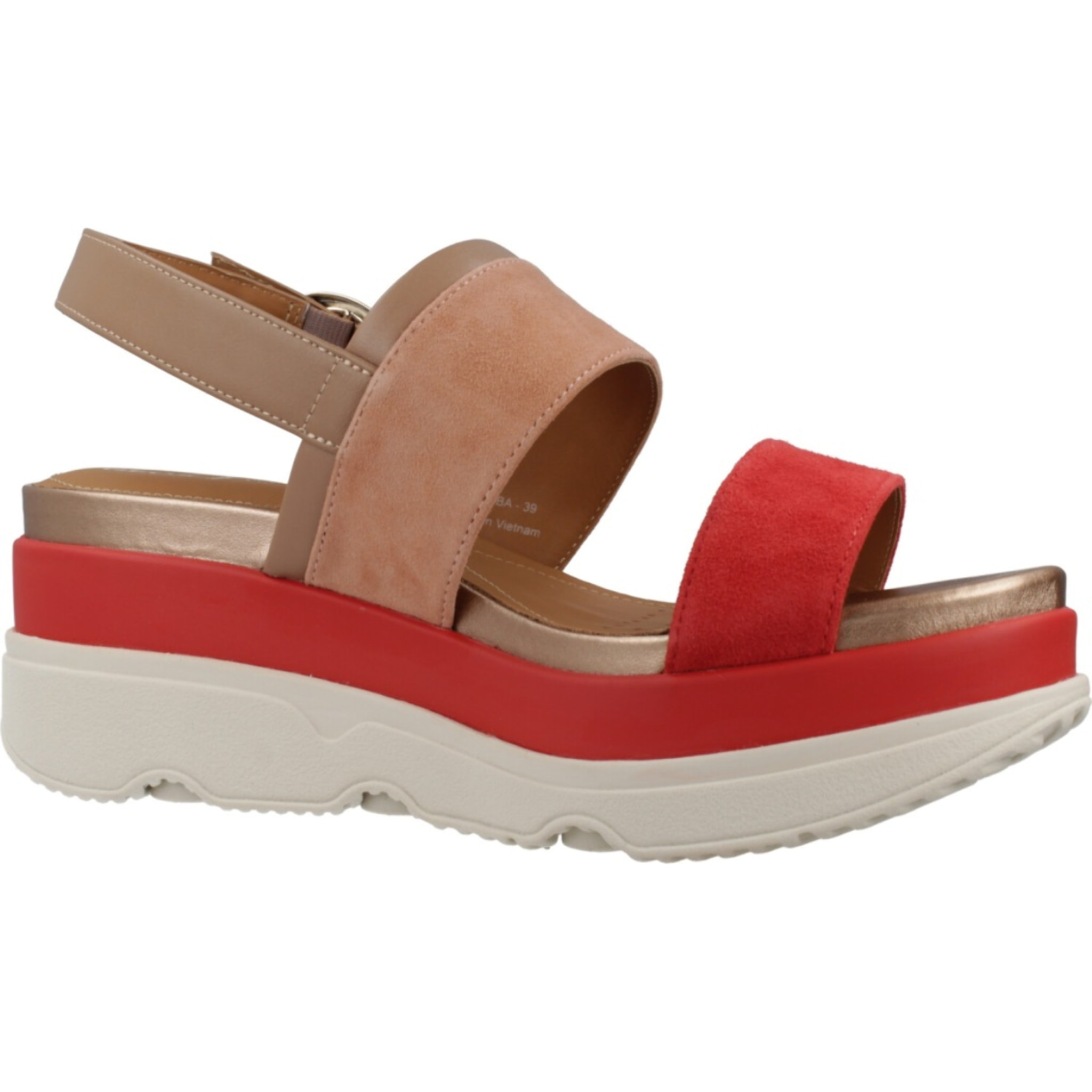 Sandalias Mujer de la marca GEOX  modelo D GARDENIA NARANJA