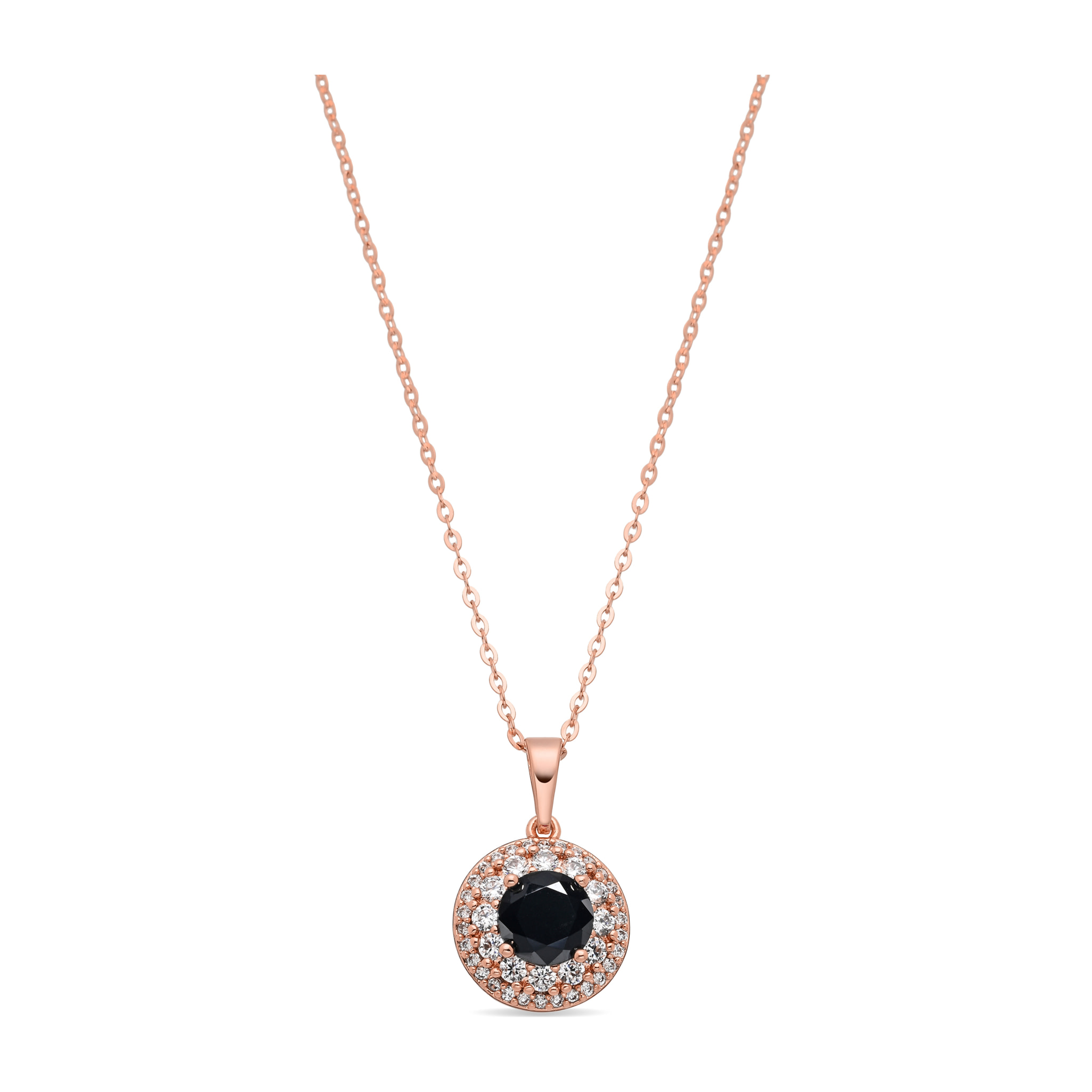 Collar Faizris acabado oro rosa 18k