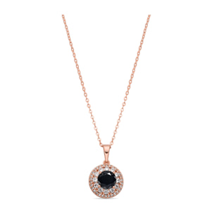 Collar Faizris acabado oro rosa 18k