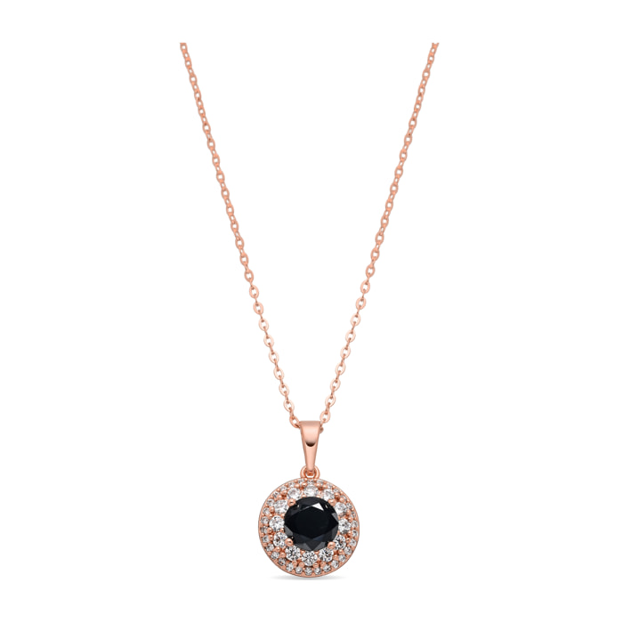 Collar Faizris acabado oro rosa 18k