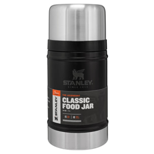Thermos Alimenti - 0,71L - CLASSIC LEGENDARY FOOD JAR - Matte Black Pebble